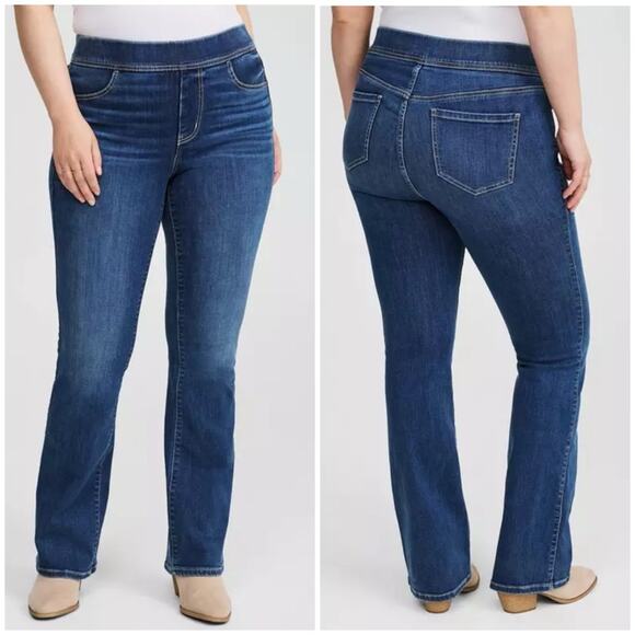 Torrid Lean Jean High-Rise Slim Boot Jean 2X Short 41375148 - Picture 1 of 14